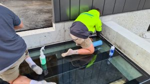 Glass Bottom Pond - Newport Glass Fence Supplies