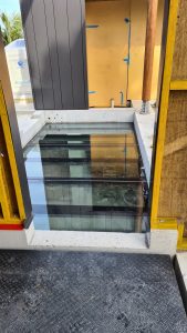 Glass Bottom Pond - Newport Glass Fence Supplies