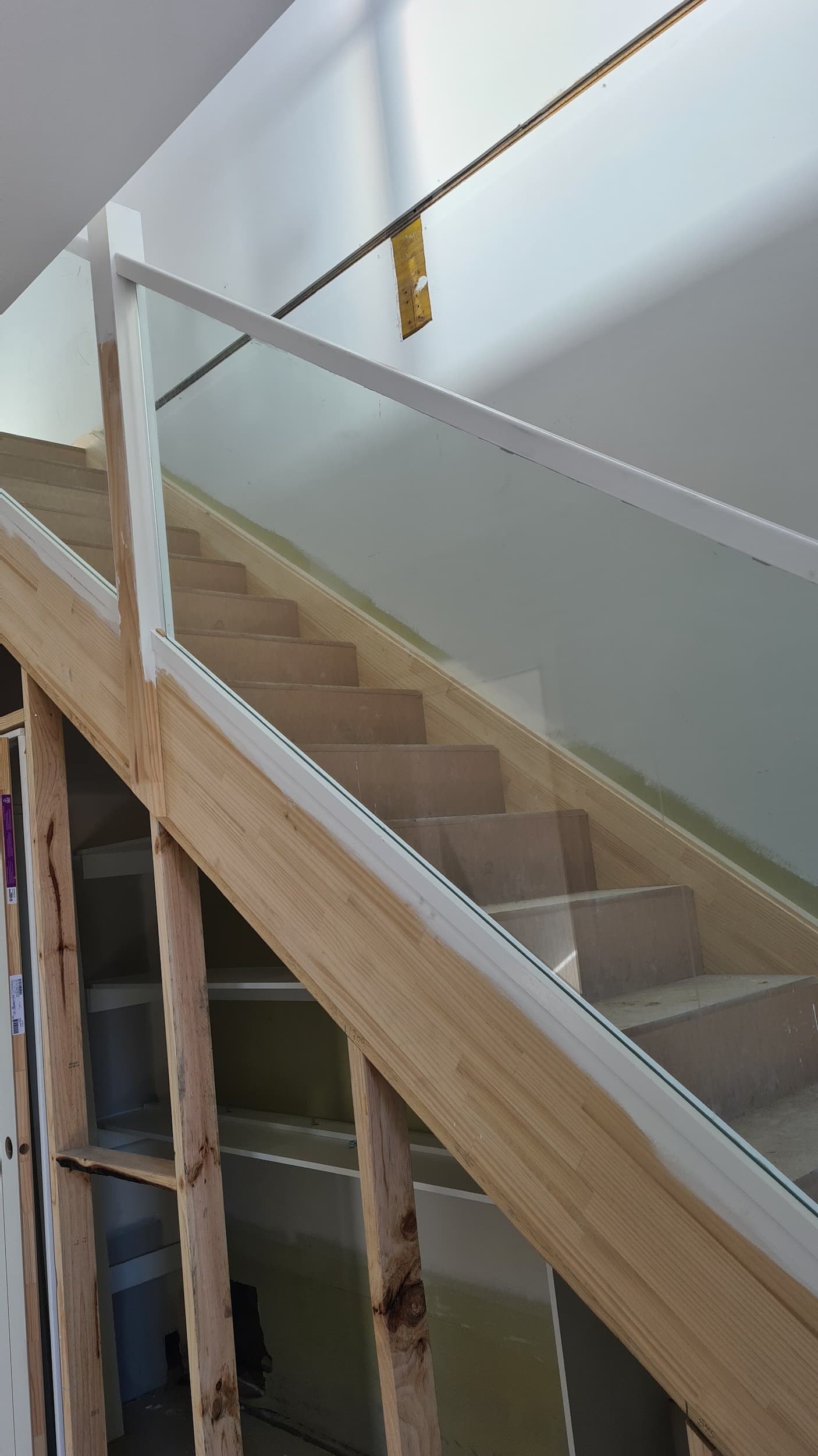 Stair Riser Infill Glass Stair Infill - Loftus 003 - Glass Fence Supplies